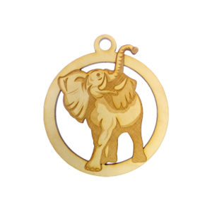 Personalized Lucky Elephant Ornament
