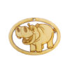 Personalized Hippo Ornament