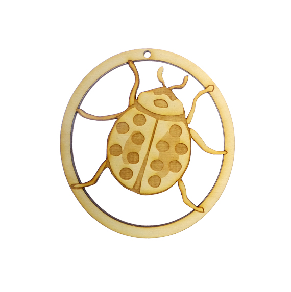Personalized Ladybug Ornament