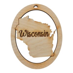 Wisconsin Ornament Personalized