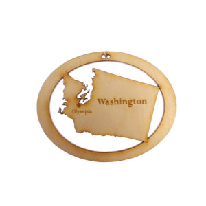 Personalized Washington Ornament