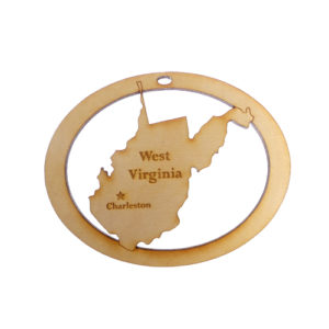 Personalized West Virginia Ornament