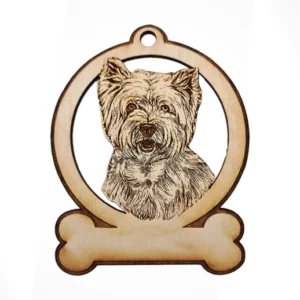 West Highland Terrier Ornament | Westie Ornament | Personalized