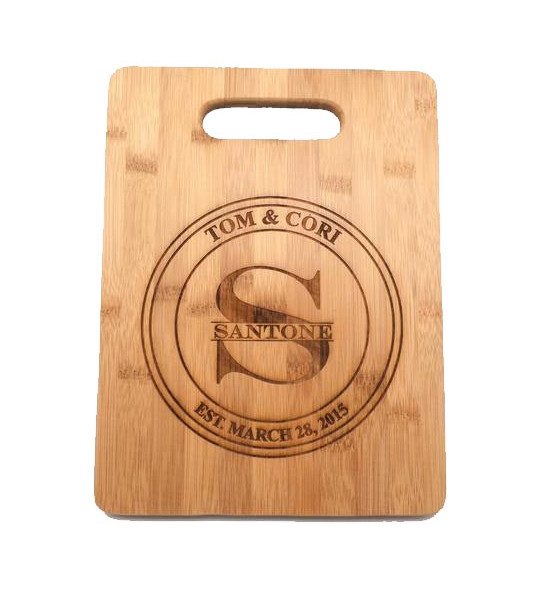 Kitchen Gift Ideas | Personalized Bamboo Cutting Board