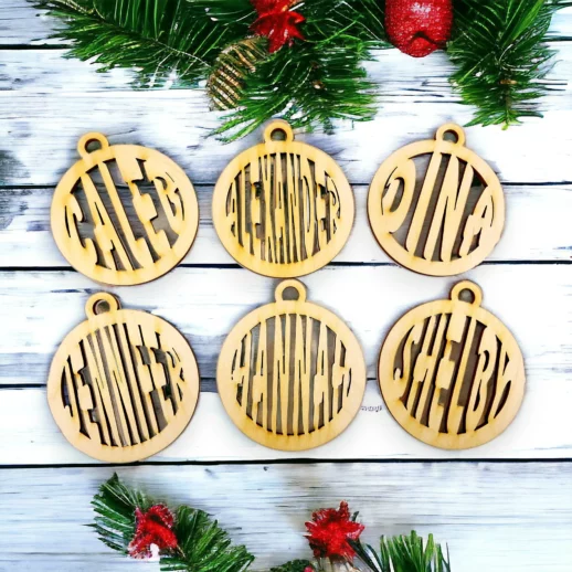 Personalized Christmas Ornaments | Custom Name Ornament