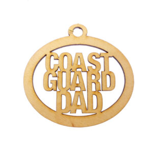 Personalized Coast Guard Dad Ornament