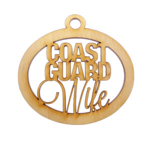 Personalized Coast Guard Wife Ornament