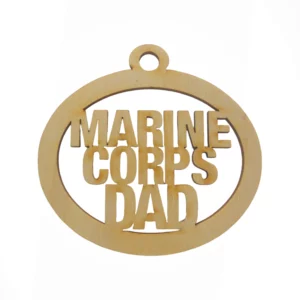 Marine Corps Dad Ornament | Personalized
