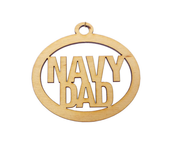 Navy Dad Ornament