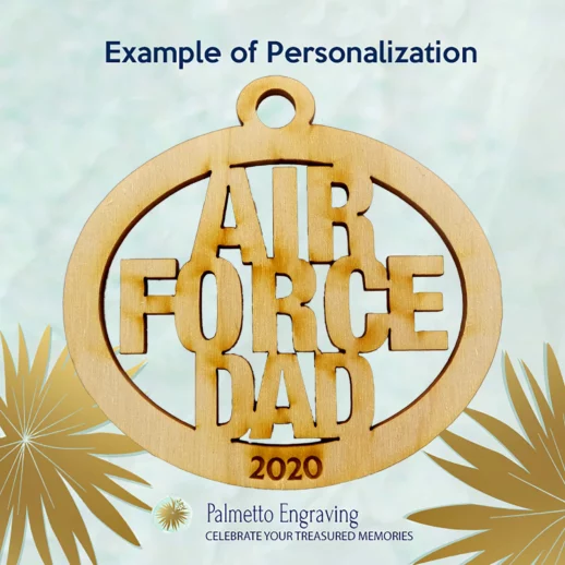 Air Force Dad Ornament | Personalized