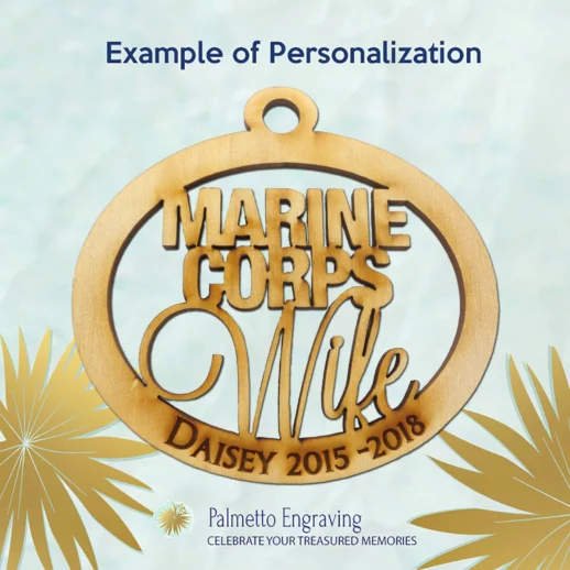 Marine Corps Wife Ornament | Personalized