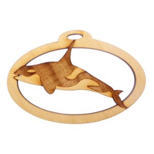 personalized Orca Whale Ornament
