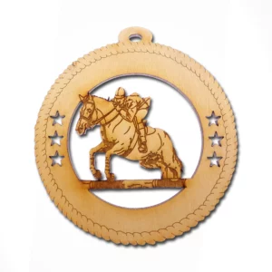 Horse Jumping Ornament | Show Jumping Gifts | Personalized
