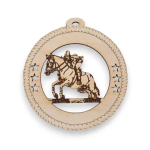 Horse Jumping Ornament | Show Jumping Gifts | Personalized