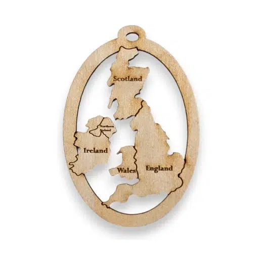 United Kingdom Ornament UK Ornament Palmetto Engraving