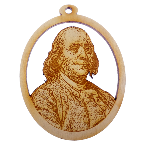 Personalized Benjamin Franklin Ornament