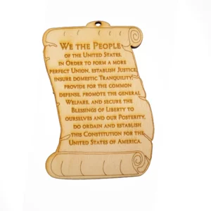 US Constitution Preamble Ornament
