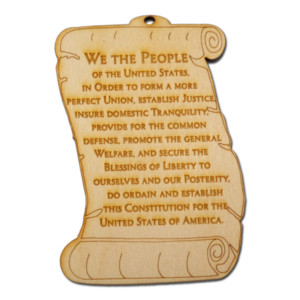 US Constitution Preamble Ornament