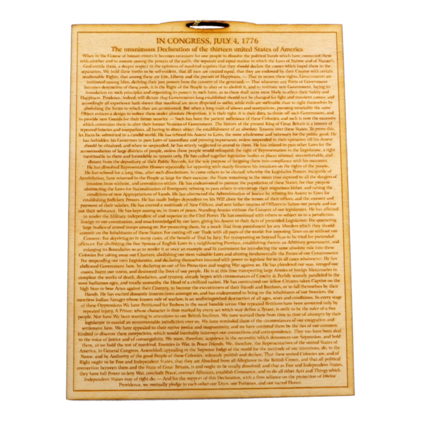 Declaration of Independence Ornament