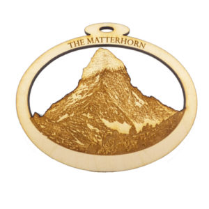 Matterhorn Christmas Ornament | Personalized