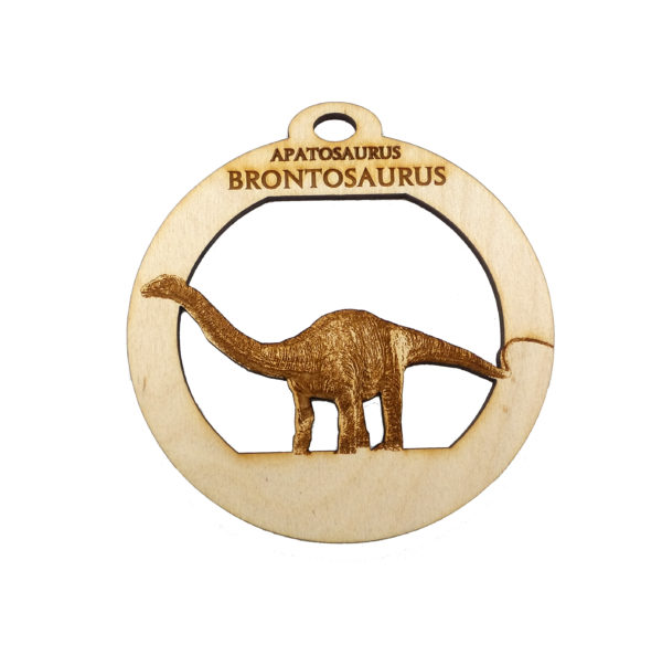 Personalized Brontosaurus Ornament