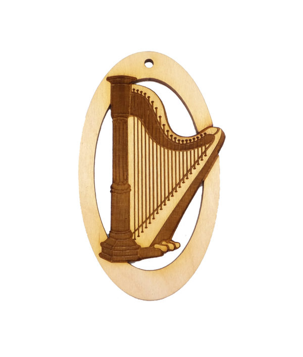 Harp Ornament | Personalized