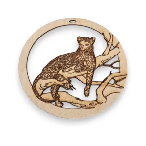Leopard Christmas Ornament | Personalized