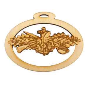 Navy Seabee Warfare Insignia Ornament