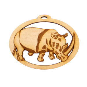 Rhino Ornament | Personalized
