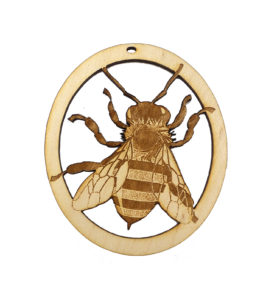 Personalized Bee Ornament