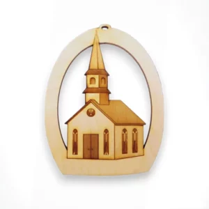 Church Christmas Ornament | Personalized