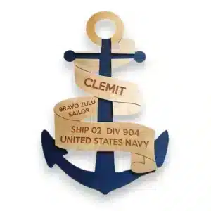 Navy PIR Door Decoration