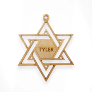 Star of David Ornament | Personalized