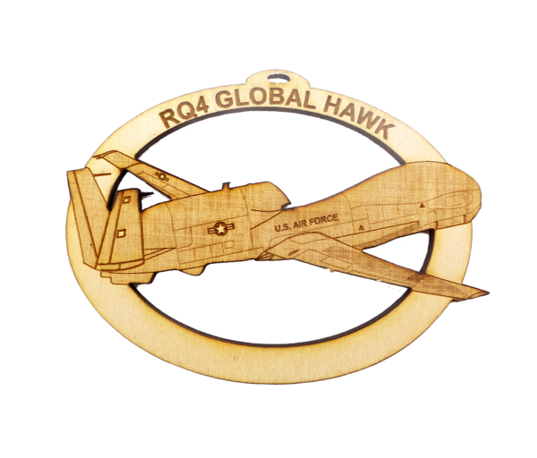 US Air Force RQ-4 Global Hawk Ornament | Personalized