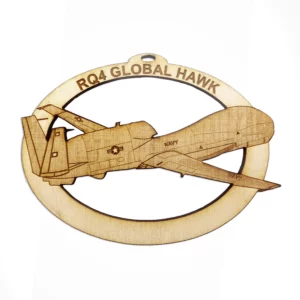 US Navy RQ-4 Global Hawk Ornament Personalized