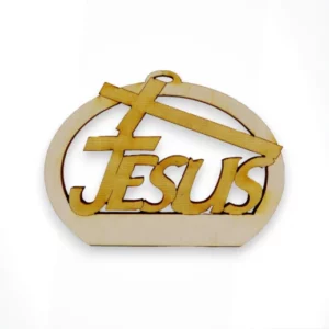Christian Christmas Ornaments | Personalized | Jesus Cross