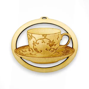 Teacup Ornament | Tea Lover Gifts | Personalized