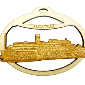 Personalized Alcatraz Ornament - San Francisco Gifts