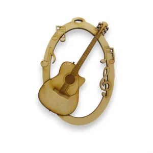 Acoustic Guitar Ornament | Personalized