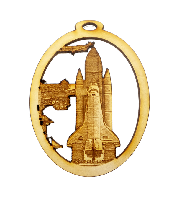 Personalized Space Shuttle Ornament