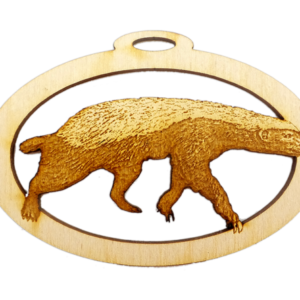 Personalized Honey Badger Ornament