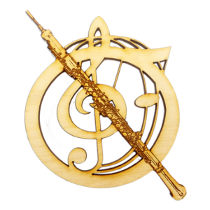 Gifts for Oboe Players | Personalized Oboe Ornament