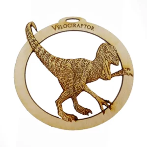 Velociraptor Ornament - Unique Dinosaur Gifts
