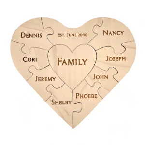 Custom Heart Puzzle | 10 PC