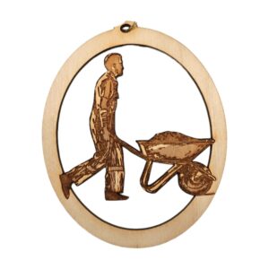 Construction Worker Gifts | Personalized Laborer Ornament