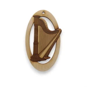 Harp Ornament | Personalized