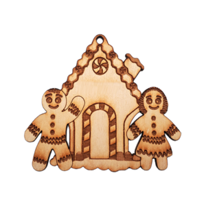 Mr and Mrs Gingerbread Ornament