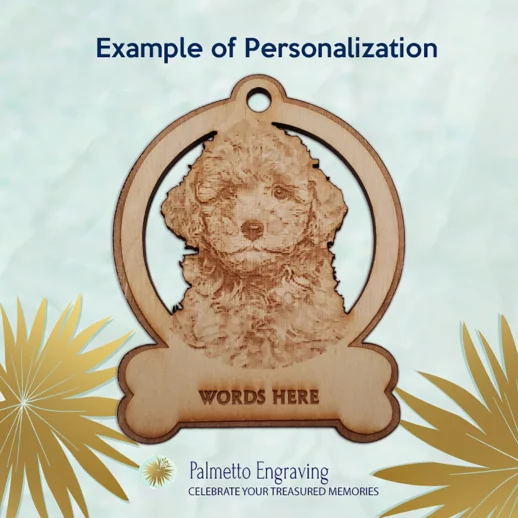 Goldendoodle Ornament | Personalized