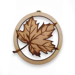 Maple Leaf Ornaments | Personalized