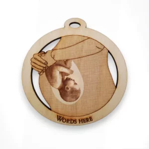 Pregnancy Ornament | Personalized